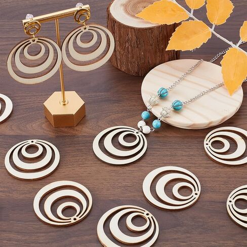 GORGECRAFT 50Pcs Unfinished Wood Earring Blanks Puppy Dog Tiger Paw Claws Prints Cutouts Tag Dangle Jewelry Blanks Charms Earring Pendants for Jewelry Making DIY Arts Crafts Pet House Decor in Saudi Arabia