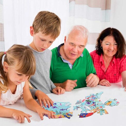 Puzzles for Kids Ages 3-5, 24 Piece Easter Eggs Rabbit Jigsaw Puzzles for Toddler Children Learning Educational Puzzles 3 4 5 6 Year Toys Birthday Easter Party Favors for Boys and Girls in Kuwait