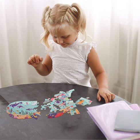 Puzzles for Kids Ages 3-5, 24 Piece Easter Eggs Rabbit Jigsaw Puzzles for Toddler Children Learning Educational Puzzles 3 4 5 6 Year Toys Birthday Easter Party Favors for Boys and Girls in Kuwait