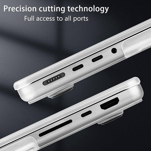 May Chen Case for M4 MacBook Pro 14 inch Models: M4 A3112 A3401 A3185, M3 A2918 A2992, M2 A2779, M1 A2442 2021-2024 Release, Surface Plastic Hard Shell Case & Keyboard Cover, Floral Elements in Saudi Arabia