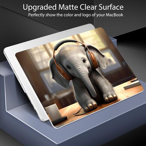 May Chen Case for M4 MacBook Pro 14 inch Models: M4 A3112 A3401 A3185, M3 A2918 A2992, M2 A2779, M1 A2442 2021-2024 Release, Surface Plastic Hard Shell Case & Keyboard Cover, Floral Elements in Saudi Arabia