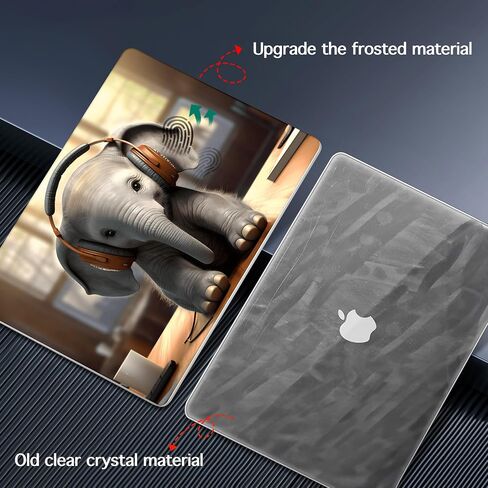 May Chen Case for M4 MacBook Pro 14 inch Models: M4 A3112 A3401 A3185, M3 A2918 A2992, M2 A2779, M1 A2442 2021-2024 Release, Surface Plastic Hard Shell Case & Keyboard Cover, Floral Elements in Saudi Arabia