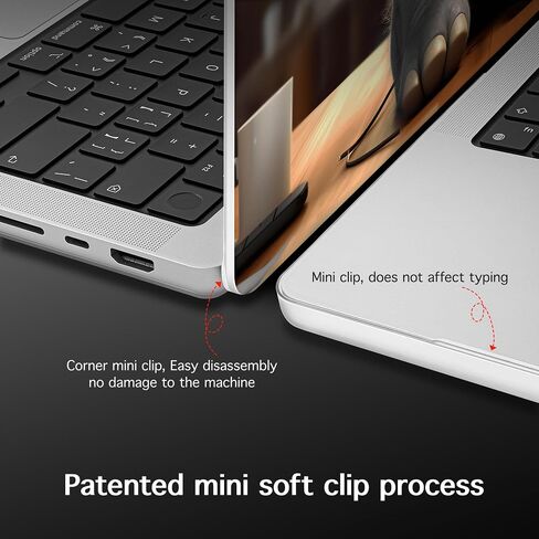 May Chen Case for M4 MacBook Pro 14 inch Models: M4 A3112 A3401 A3185, M3 A2918 A2992, M2 A2779, M1 A2442 2021-2024 Release, Surface Plastic Hard Shell Case & Keyboard Cover, Floral Elements in Saudi Arabia