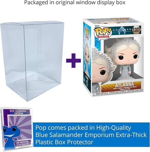 حقيبة حماية Blue Salamander Emporium مزودة بمجسم من الفينيل - Atlanna #1307 in Kuwait