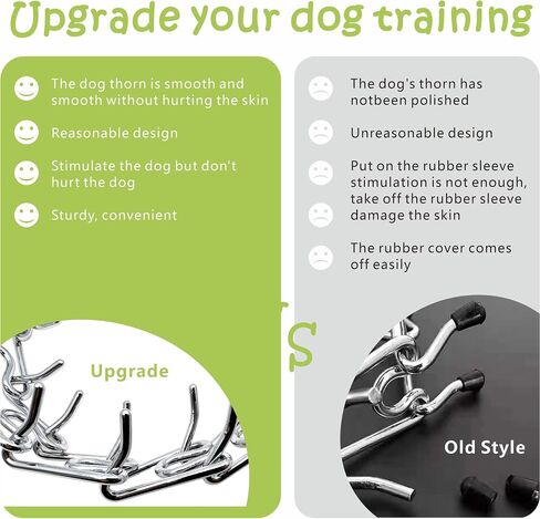 Silver Prong Pinch Dog Collar, No Pull Dog Collar Adjustable Quick Release Dog Training Collar with Quick Release Buckle for Small Medium Large Dogs (Silver, M) in Saudi Arabia