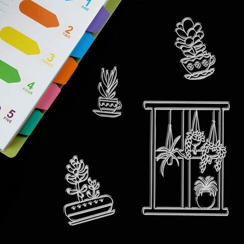 GLOBLELAND أصائص زرع واضح Stamps سيليكون ختم بطاقات جميلة النباتات واضح Stamps لصنع بطاقة الديكور و DIY سكرابوكينغ in Saudi Arabia