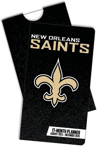 TURNER SPORTS New Orleans Saints 2024-25 17-Month Pocket Planner (25998890551) in Saudi Arabia