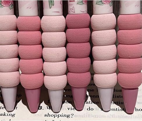 4 Pcs Cute Retractable Pens Cute Gel Ink Pens Butterfly Rose Pens 0.5mm Black Ink Gel Pens Office School Pens Writing Pens Aesthetic Pens Women Girls Pens (Butterfly Rose-1) in Saudi Arabia