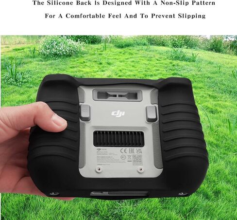 Silicone Sleeve Protective Cover for DJI Mini 3 Pro/Mini/Air 2S/Mavic 3 PRO/Classic DJI RC Remote Controller Accessories (Black) in Saudi Arabia