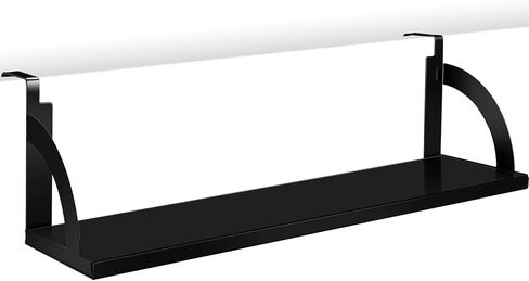 Tandefio Office Cubicle Shelf 24" Hanging Cubicle Storage Organizer Cubicle File Organizer Hanging Shelf Cubicle Accessories Storage Organizer Bookshelf with Cubicle Hooks for Home Desk, Black in Kuwait