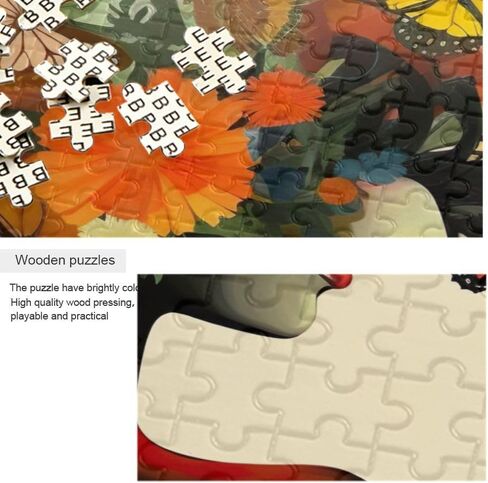 Nander 1000 Pieces Jigsaw Puzzles Toys Skull Motorcycle American Flag Intellectual Educational Decompressing Puzzle Toy for Kids/Adults Birthday Gift in Saudi Arabia