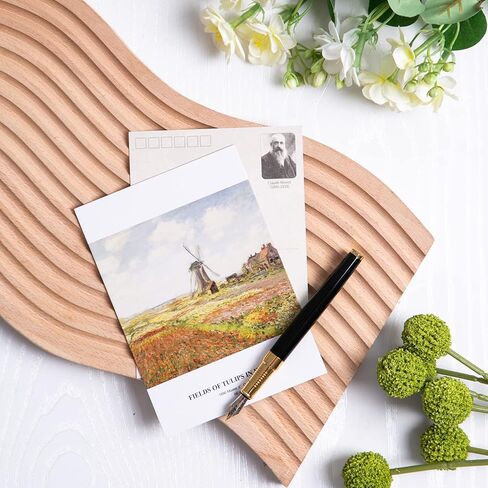 Claude Monet Art Postcards, Famous Painting Modern Artwork Post Cards Bulk Pack(30 Pack), Vintage Aesthetic Picture Wall Collage, Postcards Poster for School Students Teacher Thank You Note Cards in Kuwait
