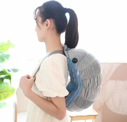 Simulation Insect Backpack Plush Toys Soft Stuffed Cartoon Doll Watermelon Worm Animal Toy Creative Gift for Children Kids Easter, Thanksgiving, Christmas, New Year's Gifts(blue,40cm/15.7 inch) in Saudi Arabia