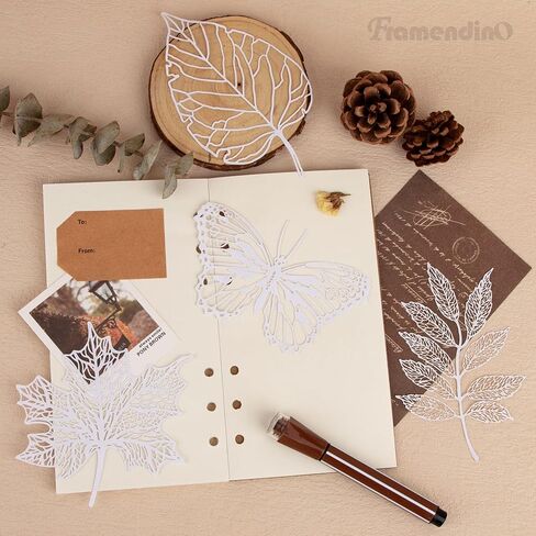 Framendino, 40 Pack Scrapbook Supplies Decoupage Paper Wedding Vintage Stickers Paper Mix Lace Craft Mesh Fabric Flower Paper for Art Journaling Card Making Supplies in Saudi Arabia