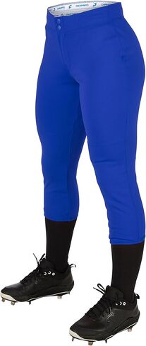 CHAMPRO Women's Fireball Low-Rise Knicker-Style Fastpitch Softball Pants in Solid Color with Reinforced Knees in Saudi Arabia