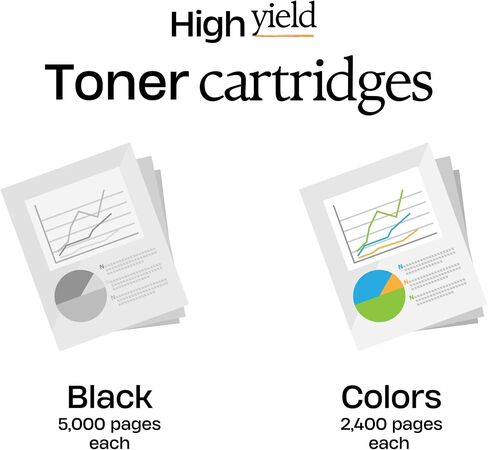 Do it Wiser VersaLink C400/C405 Toner Bundle High Capacity 106R03512 106R03513 106R03514 106R03515 4-Color Set Replacement for Xerox VersaLink C400 C405 C400D C400DN C405DN C405N Printer in Saudi Arabia