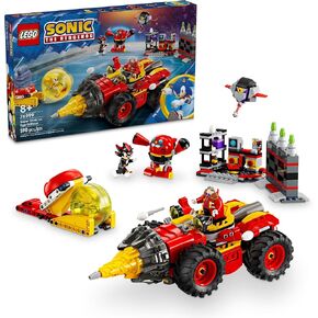 LEGO Sonic The Hedgehog: Super Sonic vs. Egg Drillster Gaming Toy with Shadow and Dr. Eggman, Super Sonic Toy Building Set for Boys and Girls Ages 8 and Up, 76999