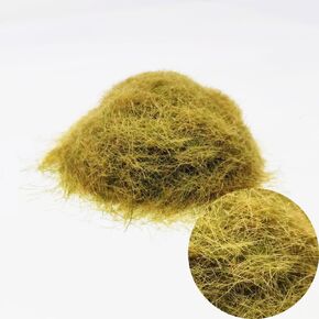 30g (1oz) of 10mm Coffee Static Grass Terrain Powder, Ideal for Fairy Garden Miniatures, Landscapes, Artificial Sand Table Modeling, and Model Railway layouts