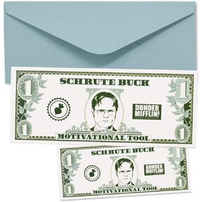 Chillkat Schrute Buck Birthday Card with Sticker, The Office TV Show (1)