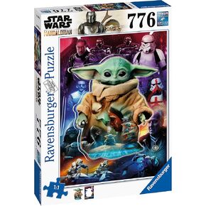 Ravensburger Star Wars The Mandalorian: Grogu's Journey 776 Piece Large Format Jigsaw Puzzle for Adults - 16916 - Every Piece is Unique, Softclick Technology Means Pieces Fit Together Perfectly