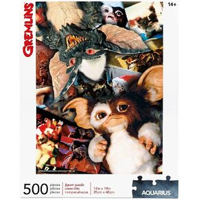 AQUARIUS Gremlins Puzzle (500 Piece Jigsaw Puzzle) - Glare Free - Precision Fit - Officially Licensed Gremlins Merchandise & Collectibles - 14 x 19 Inches