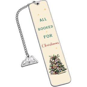 Christmas Bookmarks for Women, Stocking Stuffers for Teenagers, Secret Santa Gifts for Teen Girls, Santa Swap Gift Exchange, White Elephant Gifts for Women, Book Lovers Gifts for Friends, Gag Gifts