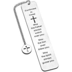 Baptism Gifts for Girls Boys Confirmation Gifts for Teen Girls Bible Religious Bookmark First Communion Gifts for Girls Teenage Boys Girls Catholic Confirmation Goddaughter Bible Verse Bookmark