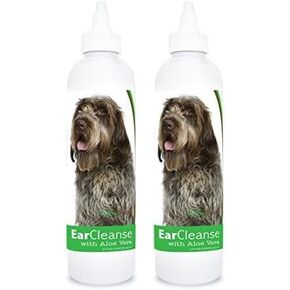 Healthy Breeds Miniature Schnauzer Ear Cleanse with Aloe Vera Cucumber Melon 8 oz