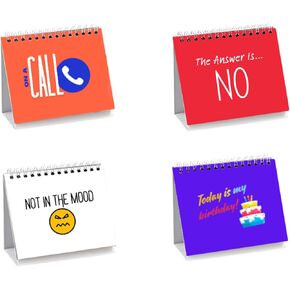 Funny Office Desk Accessories - Moody Cards for All Moods - Unique and Humorous Workplace Gifts, Perfect for Cubicle Decor and Office Pranks