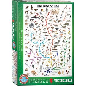 Eurographics Evolution The Tree of Life 1000-Piece Puzzle , Green