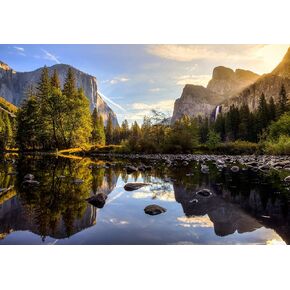 Yosemite - 1000 Piece Jigsaw Puzzle - Bright and Unique Puzzle of Yosemite National Park - Fun Challenge for Adults, Teens and Kids (Yosemite - 1000 Piece Jigsaw Puzzle)