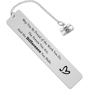 Photographer Bookmark Gifts for Women Men Wedding Photographer Appreciation Gifts Photography Lovers Gift Christmas Birthday Retirement Gift Thank You Gifts for Photographer