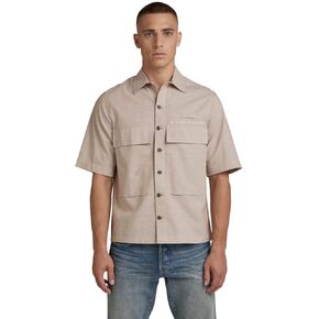 G-STAR RAW Men's Pocketony Short Sleeve Button Down Shirt