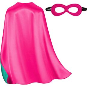 iROLEWIN Kids-Superhero-Cape and Mask for Boys-Girls Super-Hero-Costumes as Toddler Dress-up Toys Birthday Party Gifts