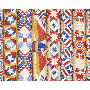 Ceaco - Patriotic Quilts - 1000 Larger Sized Piece Jigsaw Puzzle