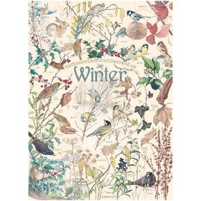 Cobble Hill 1000 Piece Puzzle - Country Diary: Winter - Sample Poster Included