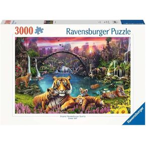 Ravensburger Tigers in Paradise Jigsaw Puzzle - 3000 Piece Masterpiece for Kids & Adults | Premium Quality, Durable Materials | Engaging Design | Ideal for Family Fun or Solo Relaxation | Item 16719