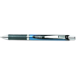 Pentel EnerGel RTX Roller Ball Retractable Gel Pen, Black Ink, Fine (BLN75-A)