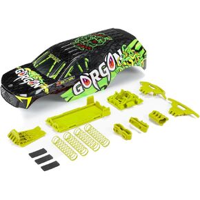 ARRMA Gorgon Painted Decaled Body Set (T1 Fluoro YEL), ARA402349