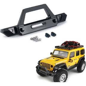 RCLIONS Aluminum Alloy Front Bumper for Axial SCX24 AXI00002 1/24th RC Crawler Truck Car Upgrades