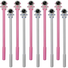 Maydahui 28 PCS Spaceman Gel Pens Cute Cartoon Astronaut Couples Pen Commemorative Space Collection Black Ink for Men Boys Students Taikonaut