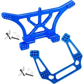 Alloy Front Rear Shock Tower for 1/10 2WD Slash 2WD VXL, Stampede 2WD VXL, Rustler 2WD VXL, Bandit 2WD VXL,ARRCat Aluminum RC Upgrade Parts Hop Ups,Replace Part #3638 3639,Red
