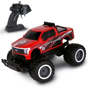 Mean Machines: RTR RC - Ford F150 Lightning - Red - 2.4 Ghz High Performance for Donuts & Wheelies, Turbo Boost, Ready-to-Run Radio Controlled Vehicle in Kuwait