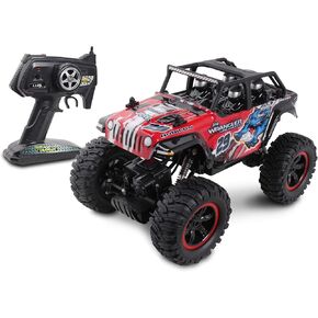 Mean Machine 4x4 Offroad Rock Crawler 2.4GHz 1/14 Scale R/C (RTR) Jeep Wrangler Unlimited, Multicolored