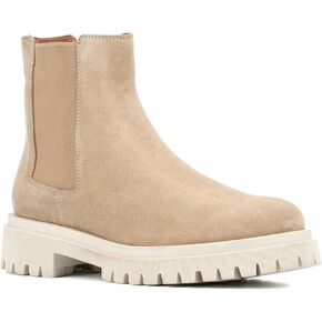 Aquatalia Women's Olessa Boots, Suede & Elastic upper, Fabric lining, round toe, Rubber outsole.