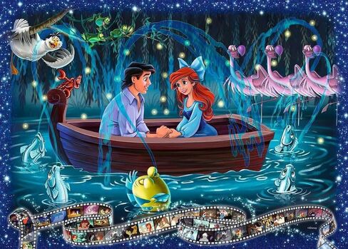 أحجية الصور المقطوعة من Ravensburger Disney Collector's Edition Little Mermaid مكونة من 1000 قطعة للبالغين - 12000319 - أدوات مصنوعة يدويًا، مصنوعة في ألمانيا، كل قطعة تتناسب معًا بشكل مثالي in Saudi Arabia
