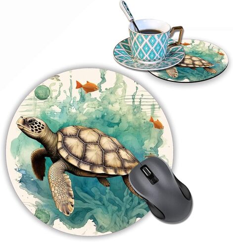 لوحة ماوس مستديرة مع مجموعة قواعد، رقائق ذهبية على شكل أناناس ورخام أبيض، وسادة ماوس مطاطية غير قابلة للانزلاق، ملحقات مكتبية، وسادات ماوس لأجهزة الكمبيوتر المحمول in Kuwait