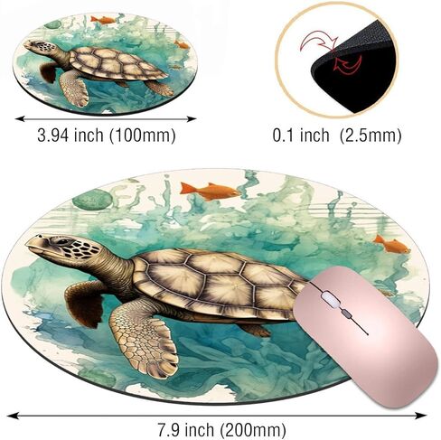 لوحة ماوس مستديرة مع مجموعة قواعد، رقائق ذهبية على شكل أناناس ورخام أبيض، وسادة ماوس مطاطية غير قابلة للانزلاق، ملحقات مكتبية، وسادات ماوس لأجهزة الكمبيوتر المحمول in Kuwait