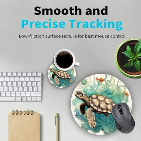 لوحة ماوس مستديرة مع مجموعة قواعد، رقائق ذهبية على شكل أناناس ورخام أبيض، وسادة ماوس مطاطية غير قابلة للانزلاق، ملحقات مكتبية، وسادات ماوس لأجهزة الكمبيوتر المحمول in Kuwait