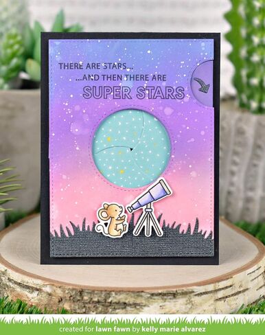 قالب حرفي تفاعلي مخصص من Lawn Fawn Magic Iris، قالب حرفي ماجيك إيريس إضافي، قالب إضافي على شكل صدفي سحري، مجموعة من 3 عناصر (LF2238، LF2239، LF2240) in Saudi Arabia